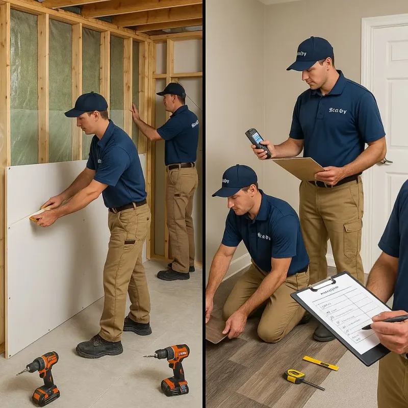Repairs and Reconstruction process in Larkfield-Wikiup, CA
